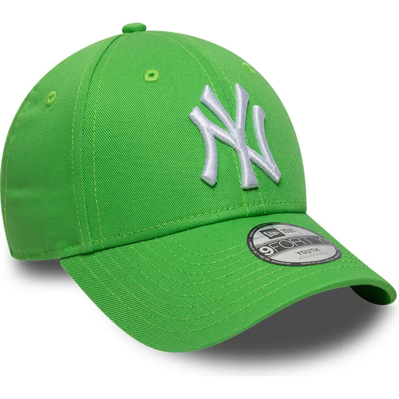 siltovka-zaoblena-zelena-nastavitelny-pre-deti-9forty-essential-new-york-yankees-mlb-new-era