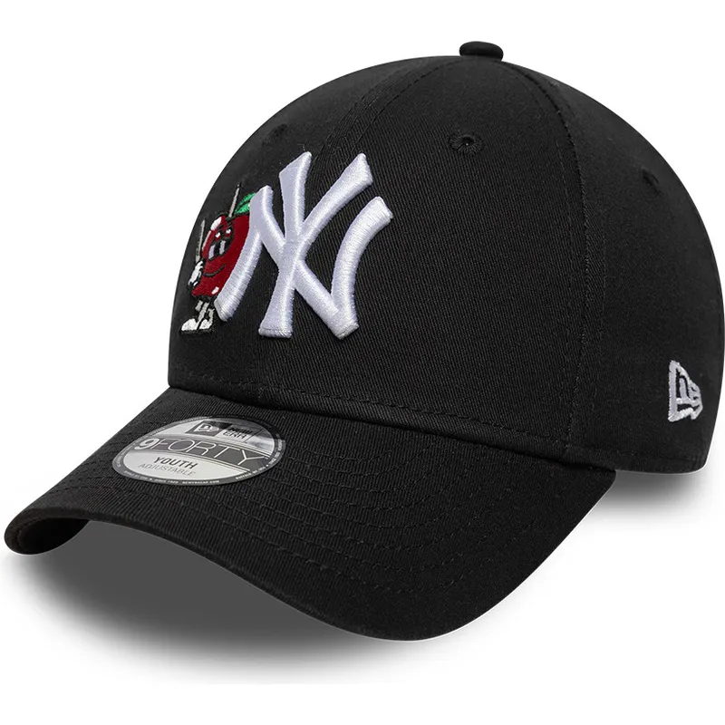 cap-zaoblena-black-adjustable-strap-pre-deti-9forty-icon-new-york-yankees-mlb-new-era