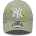siltovka-zaoblena-zelena-nastavitelny-pre-deti-9forty-summer-icon-new-york-yankees-mlb-new-era
