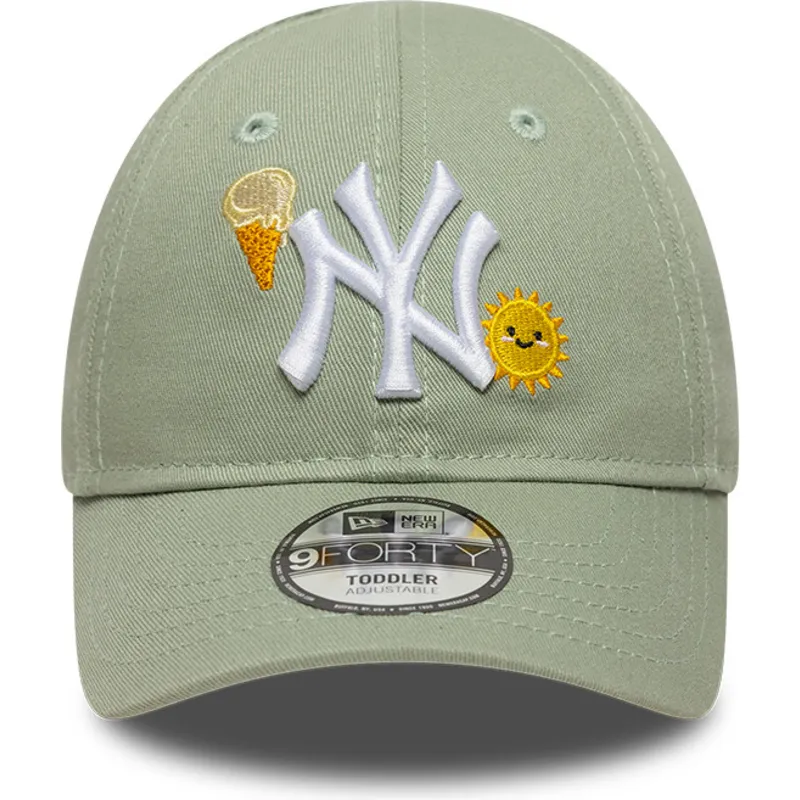 siltovka-zaoblena-zelena-nastavitelny-pre-deti-9forty-summer-icon-new-york-yankees-mlb-new-era
