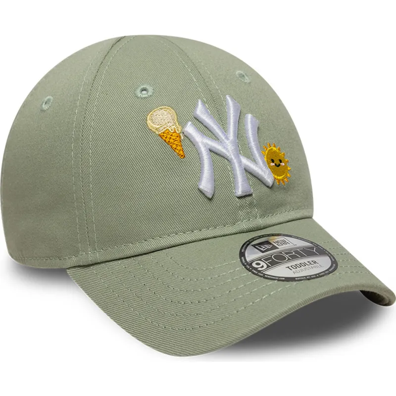 siltovka-zaoblena-zelena-nastavitelny-pre-deti-9forty-summer-icon-new-york-yankees-mlb-new-era
