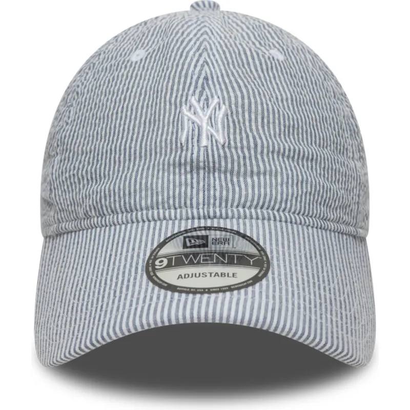 cap-zaoblena-navy-blue-adjustable-strap-9twenty-seersucker-new-york-yankees-mlb-new-era