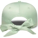 cap-zaoblena-green-adjustable-strap-9forty-bow-back-satin-los-angeles-dodgers-mlb-new-era