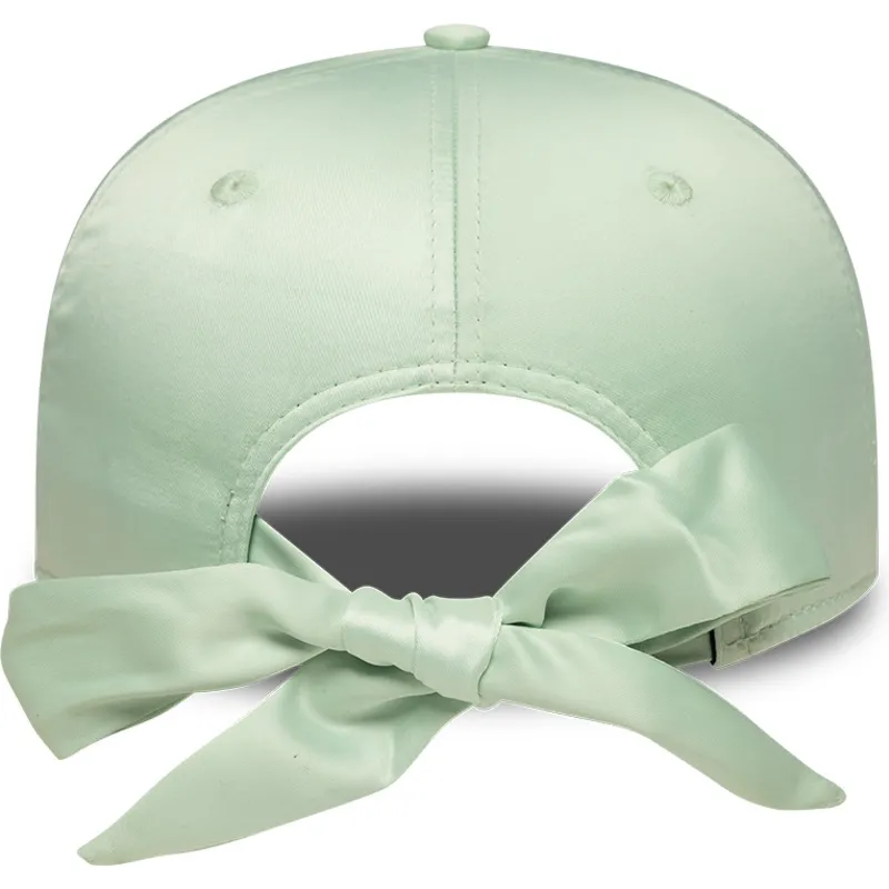 cap-zaoblena-green-adjustable-strap-9forty-bow-back-satin-los-angeles-dodgers-mlb-new-era