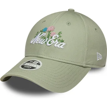 Cap zaoblená green adjustable strap 9FORTY New Era