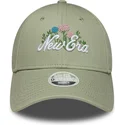 cap-zaoblena-green-adjustable-strap-9forty-new-era
