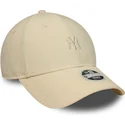 cap-zaoblena-beige-adjustable-strap-9forty-mini-cord-new-york-yankees-mlb-new-era