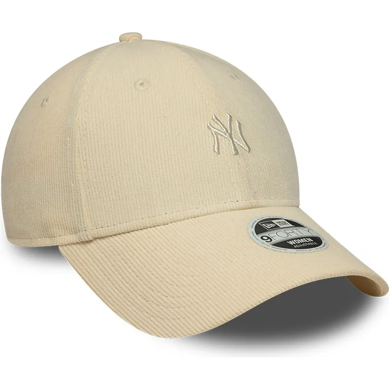 cap-zaoblena-beige-adjustable-strap-9forty-mini-cord-new-york-yankees-mlb-new-era