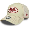 siltovky-zaoblena-kamionista-bezova-snapback-9forty-m-crown-a-frame-new-era