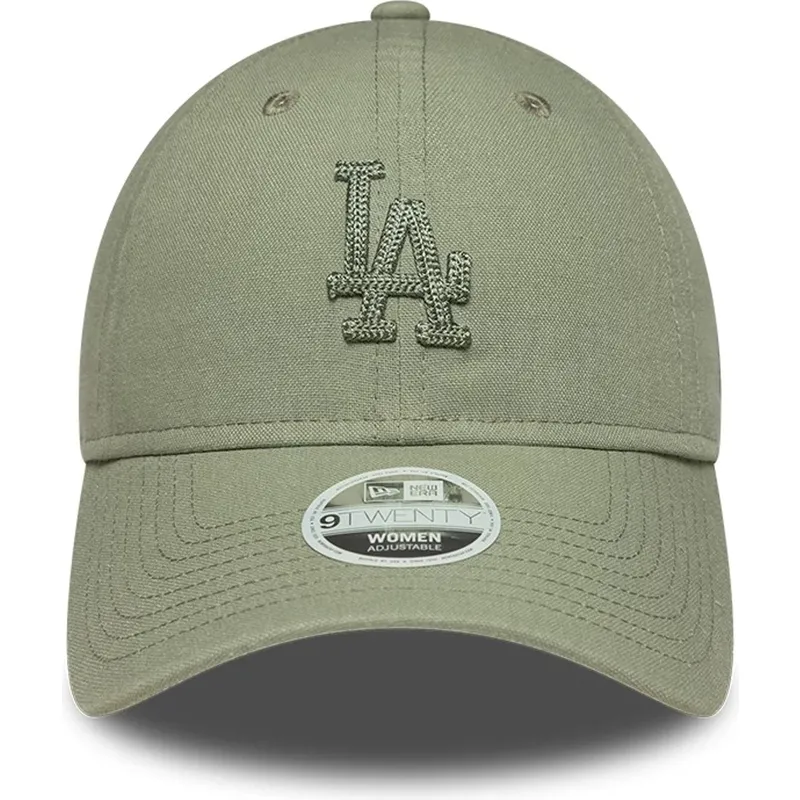 siltovky-zaoblena-zelena-nastavitelny-pasik-9twenty-midi-linen-los-angeles-dodgers-mlb-new-era