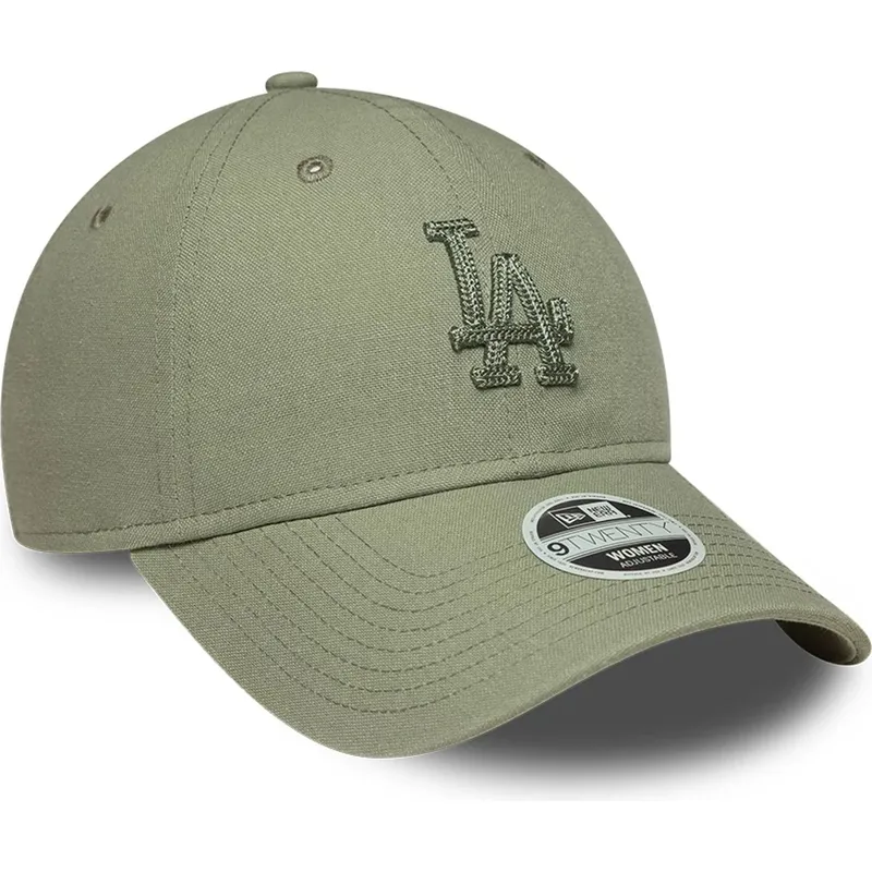 siltovky-zaoblena-zelena-nastavitelny-pasik-9twenty-midi-linen-los-angeles-dodgers-mlb-new-era
