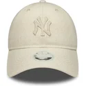 siltovka-zaoblena-bezova-nastavitelny-9twenty-midi-linen-new-york-yankees-mlb-new-era