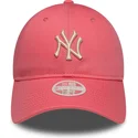 siltovka-zaoblena-ruzova-nastavitelny-9twenty-league-essential-midi-new-york-yankees-mlb-new-era