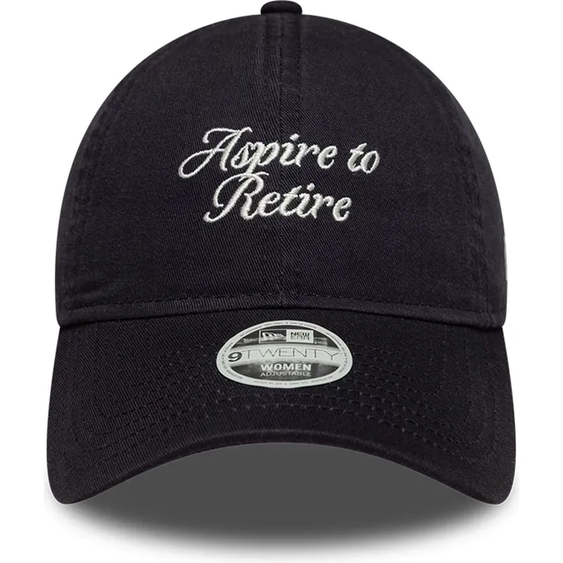 siltovky-zaoblena-tmavomodra-nastavitelny-pasik-9twenty-aspire-to-retire-slogan-new-era