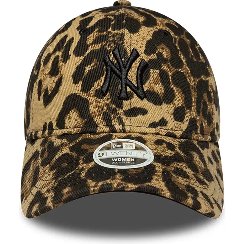 cap-zaoblena-leopard-adjustable-strap-negro-9twenty-leopard-new-york-yankees-mlb-new-era