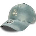 gorra-curva-azul-ajustable-para-mujer-9twenty-a-frame-denim-de-los-angeles-dodgers-mlb-de-new-era