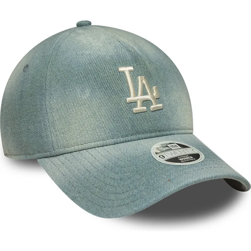 cap-zaoblena-blue-adjustable-strap-9twenty-a-frame-denim-los-angeles-dodgers-mlb-new-era