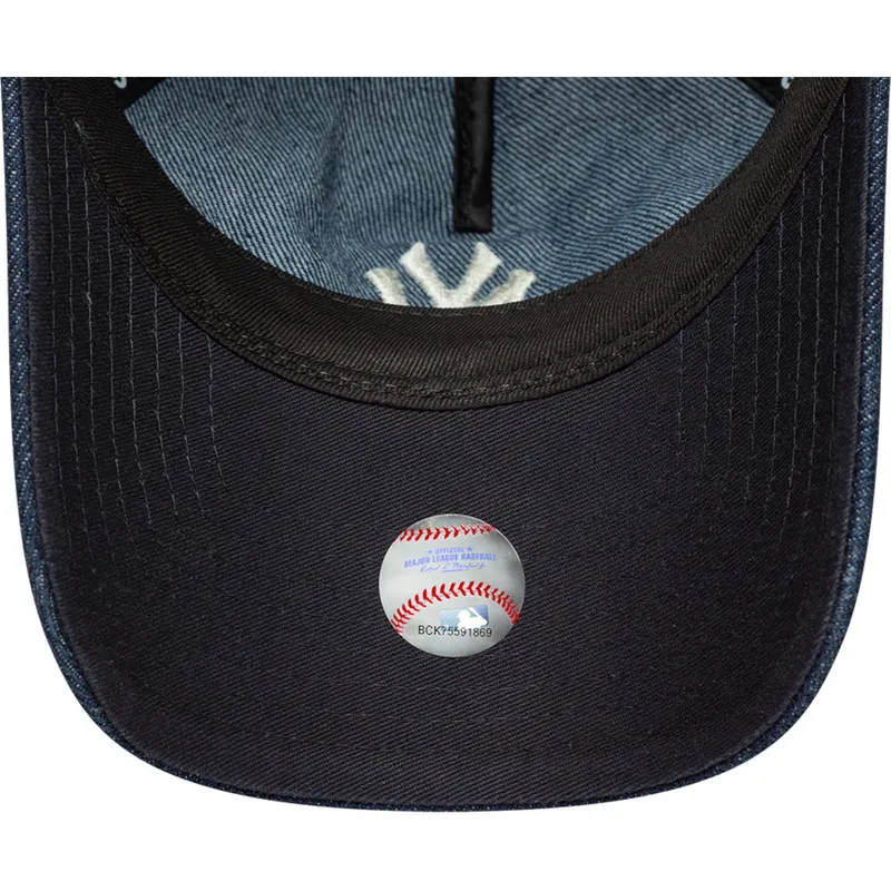 siltovky-zaoblena-tmavomodra-nastavitelny-pasik-9twenty-a-frame-denim-new-york-yankees-mlb-new-era