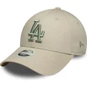 cap-zaoblena-beige-adjustable-strap-9forty-league-essential-los-angeles-dodgers-mlb-new-era