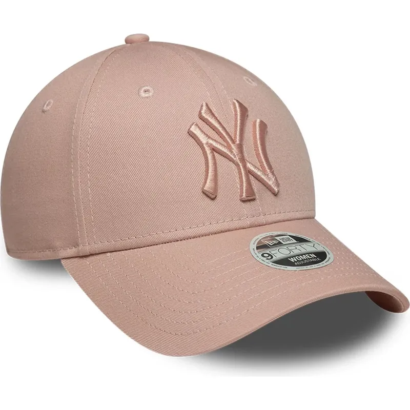 siltovky-zaoblena-ruzova-nastavitelny-pasik-9forty-league-essential-new-york-yankees-mlb-new-era