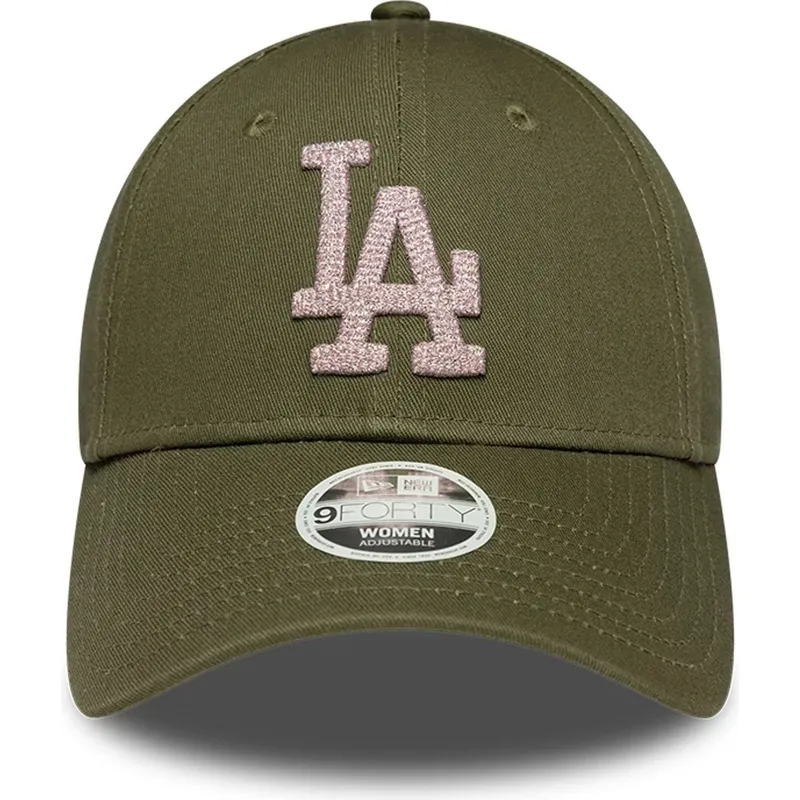 cap-zaoblena-green-adjustable-strap-9forty-metallic-los-angeles-dodgers-mlb-new-era