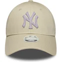 siltovka-zaoblena-bezova-nastavitelny-9forty-metallic-new-york-yankees-mlb-new-era