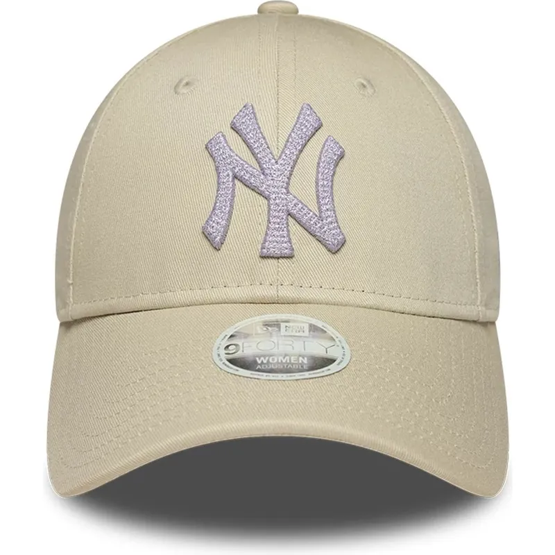 cap-zaoblena-beige-adjustable-strap-9forty-metallic-new-york-yankees-mlb-new-era