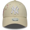 siltovka-zaoblena-bezova-nastavitelny-9forty-floral-icon-side-new-york-yankees-mlb-new-era