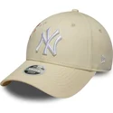 siltovka-zaoblena-bezova-nastavitelny-9forty-floral-icon-side-new-york-yankees-mlb-new-era