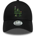 siltovky-zaoblena-cierna-nastavitelny-pasik-9forty-floral-infill-los-angeles-dodgers-mlb-new-era