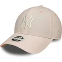cap-zaoblena-pink-adjustable-strap-claro-9forty-linen-new-york-yankees-mlb-new-era