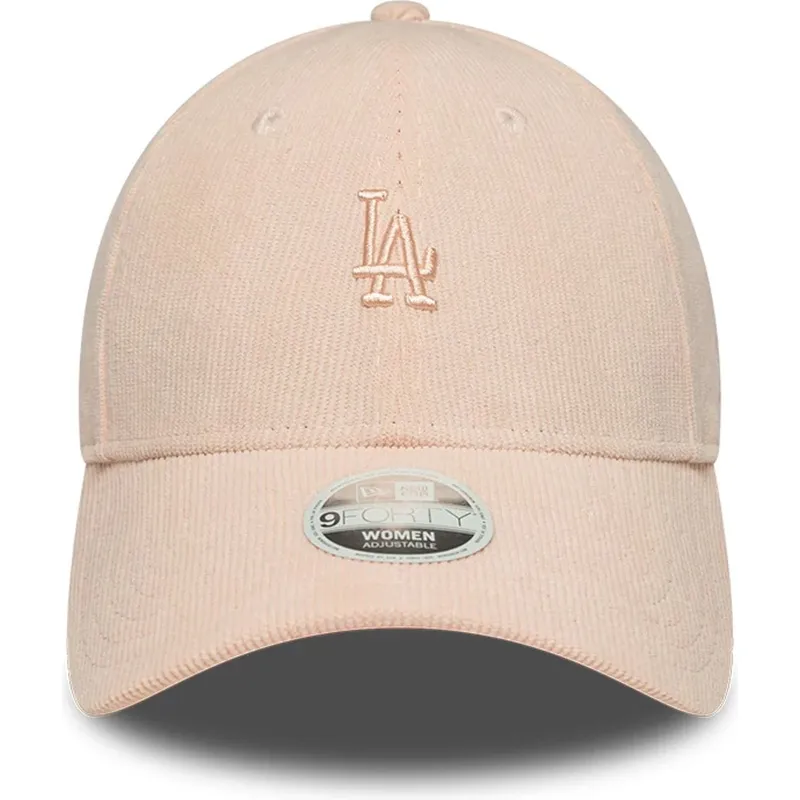 cap-zaoblena-pink-adjustable-strap-9forty-mini-cord-los-angeles-dodgers-mlb-new-era