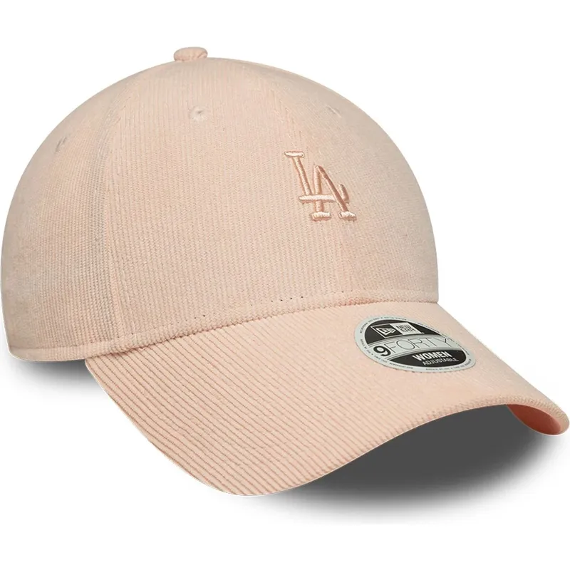 cap-zaoblena-pink-adjustable-strap-9forty-mini-cord-los-angeles-dodgers-mlb-new-era