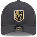 graue-gebogene-snapback-kappe-9forty-m-crown-der-vegas-golden-knights-nhl-von-new-era