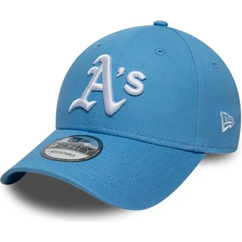 Cap zaoblená blue adjustable strap claro 9FORTY League Essential Oakland Athletics MLB New Era