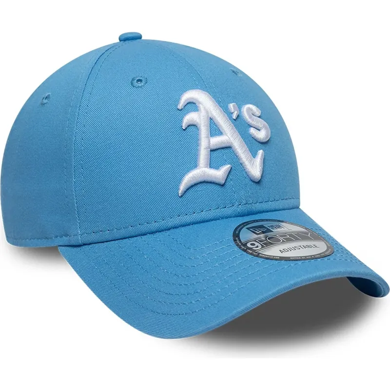 siltovky-zaoblena-modra-nastavitelny-pasik-claro-9forty-league-essential-oakland-athletics-mlb-new-era