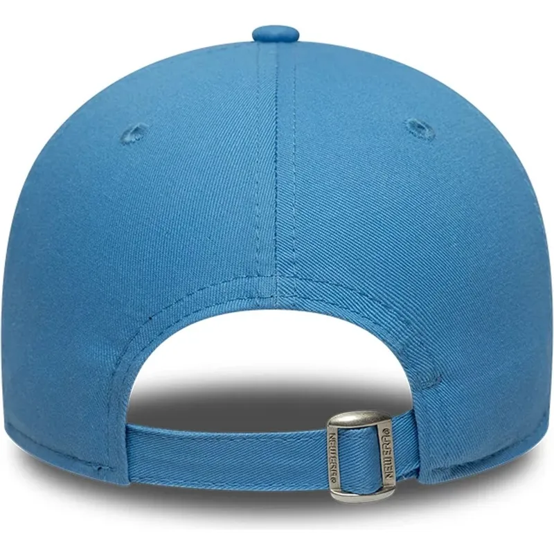 hellblaue-verstellbare-curved-cap-9forty-league-essential-der-oakland-athletics-mlb-von-new-era