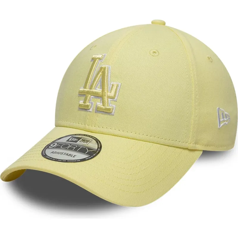 cap-zaoblena-yellow-adjustable-strap-9forty-team-outline-los-angeles-dodgers-mlb-new-era cap-zaoblena-yellow-adjustable-strap-9forty-team-outline-los-angeles-dodgers-mlb-new-era
