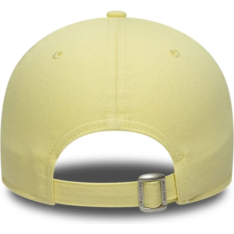 new-era-curved-brim-yellow-logo-9forty-team-outline-los-angeles-dodgers-mlb-yellow-adjustable-cap