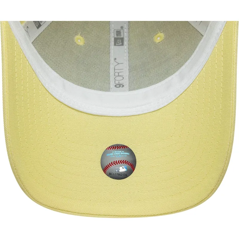 cap-zaoblena-yellow-adjustable-strap-9forty-team-outline-los-angeles-dodgers-mlb-new-era cap-zaoblena-yellow-adjustable-strap-9forty-team-outline-los-angeles-dodgers-mlb-new-era