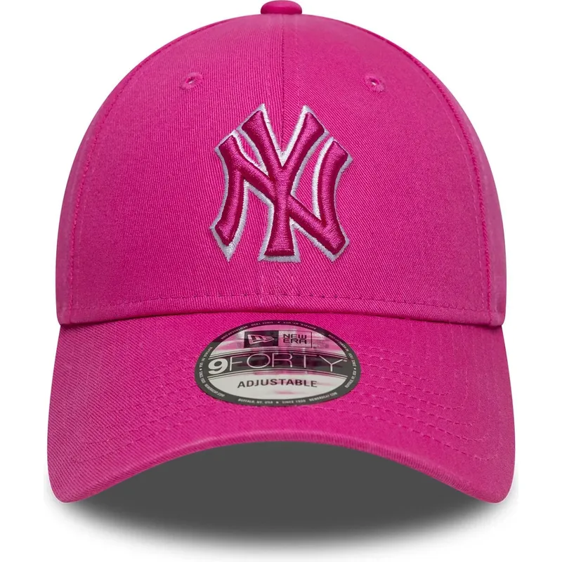 cap-zaoblena-pink-adjustable-strap-9forty-team-outline-new-york-yankees-mlb-new-era