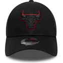 siltovka-zaoblena-cierna-nastavitelny-9forty-team-outline-chicago-bulls-nba-new-era