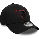 siltovka-zaoblena-cierna-nastavitelny-9forty-team-outline-chicago-bulls-nba-new-era