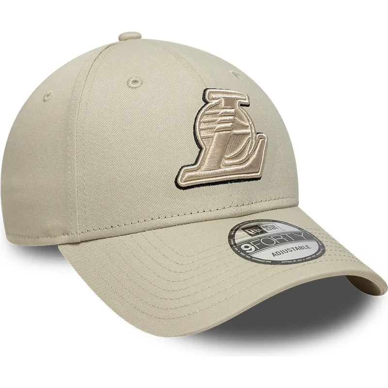 cap-zaoblena-beige-adjustable-strap-9forty-team-outline-los-angeles-lakers-nba-new-era cap-zaoblena-beige-adjustable-strap-9forty-team-outline-los-angeles-lakers-nba-new-era