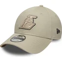 cap-zaoblena-beige-adjustable-strap-9forty-team-outline-los-angeles-lakers-nba-new-era