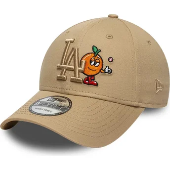Šiltovky zaoblená hnedá nastaviteľný pásik 9FORTY Tonal Icon Los Angeles Dodgers MLB New Era