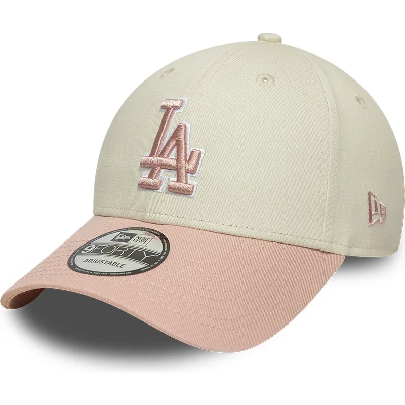 cap-zaoblena-beige-adjustable-strap-rosa-rosa-9forty-world-series-patch-los-angeles-dodgers-mlb-new-era cap-zaoblena-beige-adjustable-strap-rosa-rosa-9forty-world-series-patch-los-angeles-dodgers-mlb-new-era