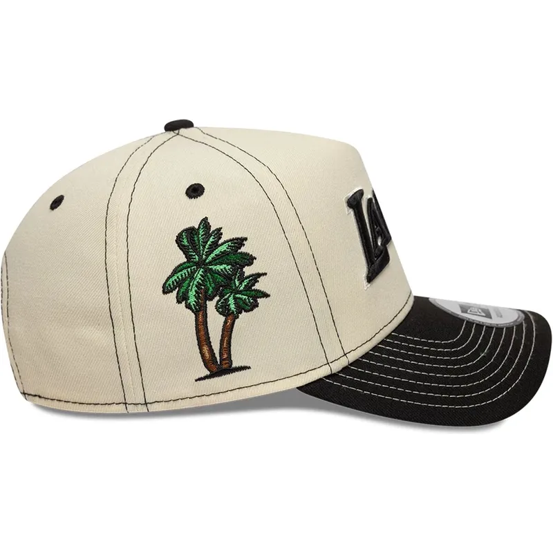 gorra-curva-beige-y-negra-snapback-e-frame-city-icon-de-los-angeles-lakers-nba-de-new-era