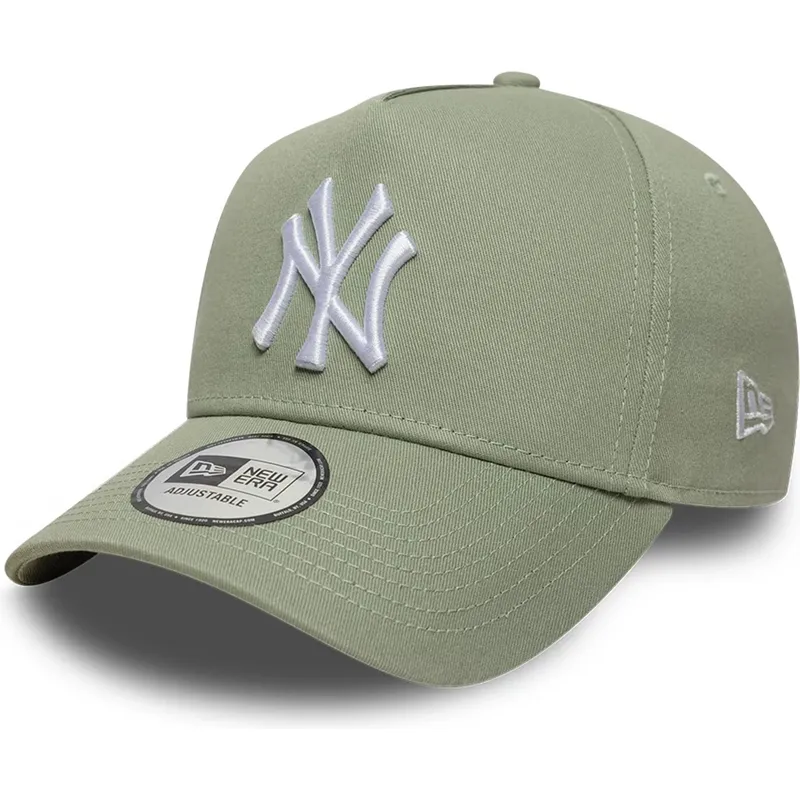 cap-zaoblena-green-snapback-e-frame-league-essential-new-york-yankees-mlb-new-era