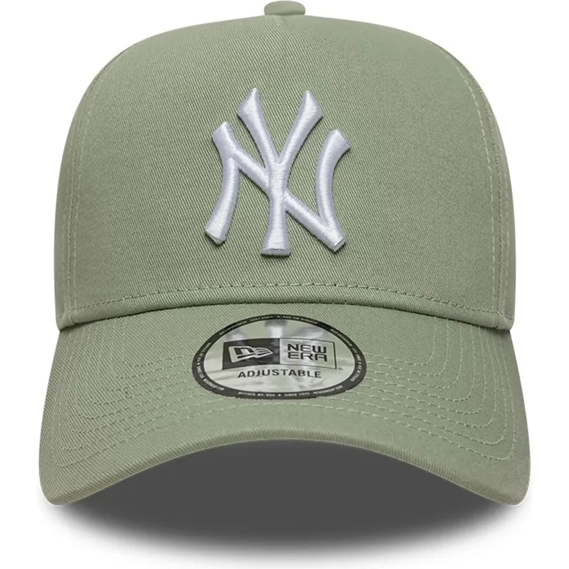 cap-zaoblena-green-snapback-e-frame-league-essential-new-york-yankees-mlb-new-era